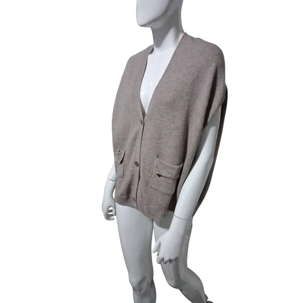 G Studio Korean Womens‎ size 66 Medium Wool Cashmere Quiet Luxury Casual Sweater